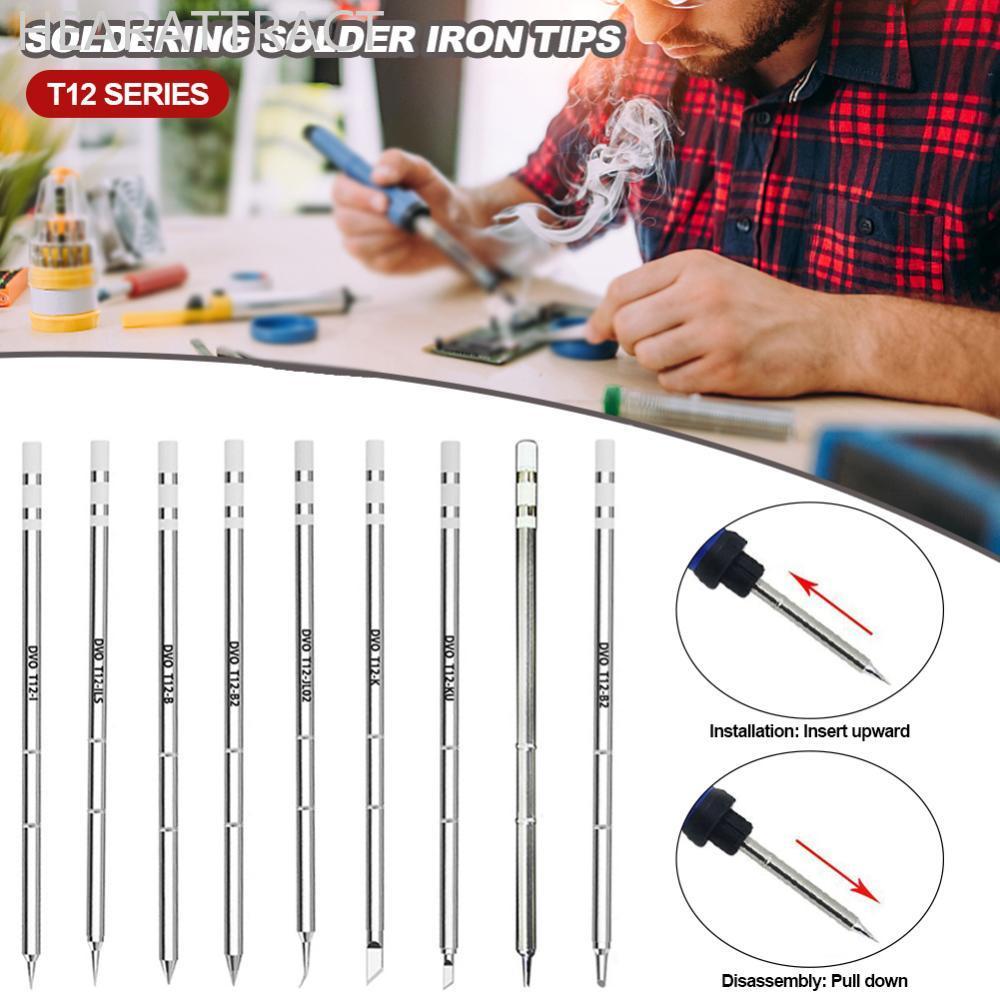 HEARATTRACT T12 หัวแร้งเคล็ดลับ T12-K KU Series ปลายเหล็กสําหรับ Hakko FX951 STC & OLED หัวแร้งไฟฟ้า