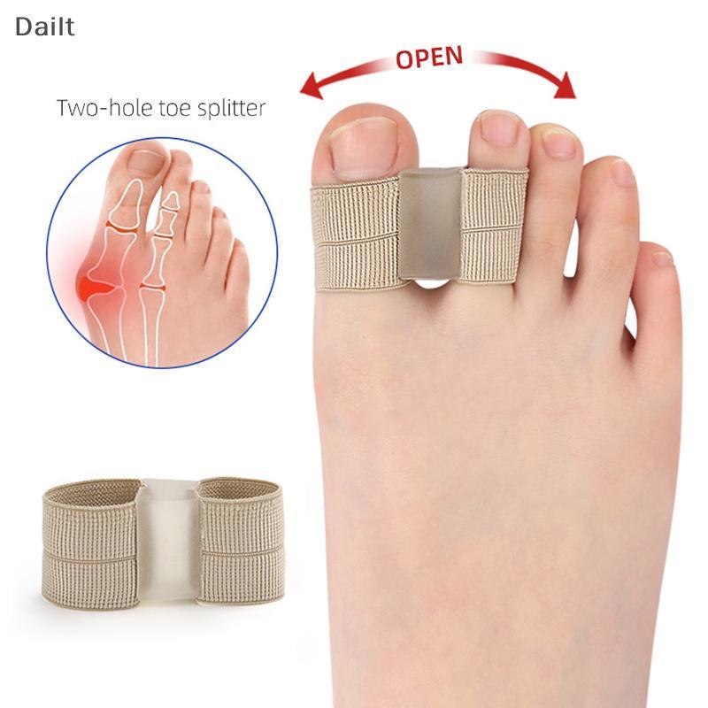 Dailt 1 ชิ้นเครื่องมือดูแลเท้าซิลิโคน Toe Spreader Separator Bunion Hallux Valgus Corrector Thumb Finger Correction Straightener (TH)