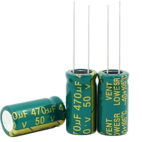 100 ชิ้น 470uF 50V Radial Electrolytic Capacitor 50V470UF 10 x 20 มม.