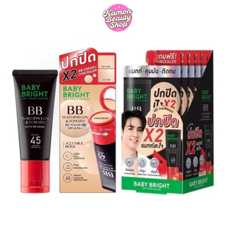 บีบี ครีมแตงโม เบบี้ ไบร์ท Baby Bright Watermelon & Tomato BB Cream แบบ หลอด 30g และ ซอง