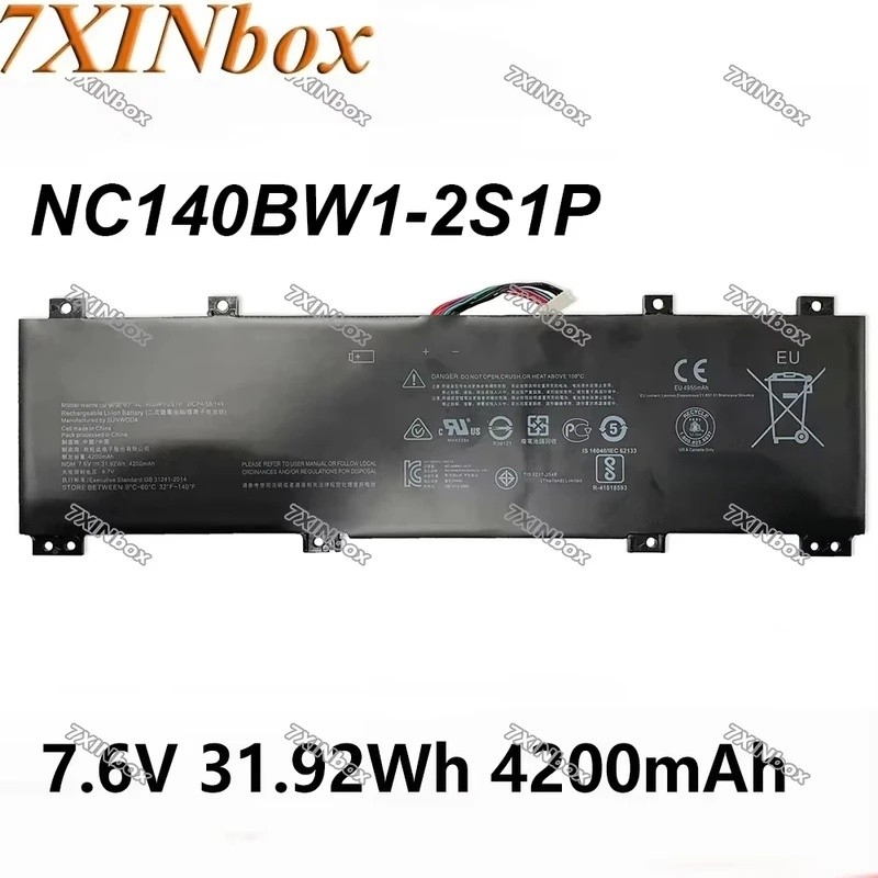 7XINbox NC140BW1-2S1P 7.6V 31.92Wh 4200mAh แบตเตอรี่แล็ปท็อปสําหรับ Lenovo IdeaPad 100S-14IBR 14 "10
