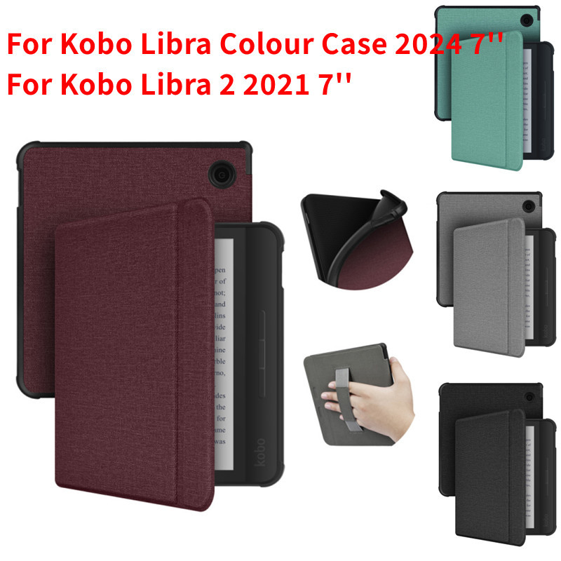 พร้อม HandStrap สําหรับKobo Libraสี 2024 7 นิ้วN428 Ebook Softสมาร์ทสําหรับKobo Libra 2 2021 N418 7 