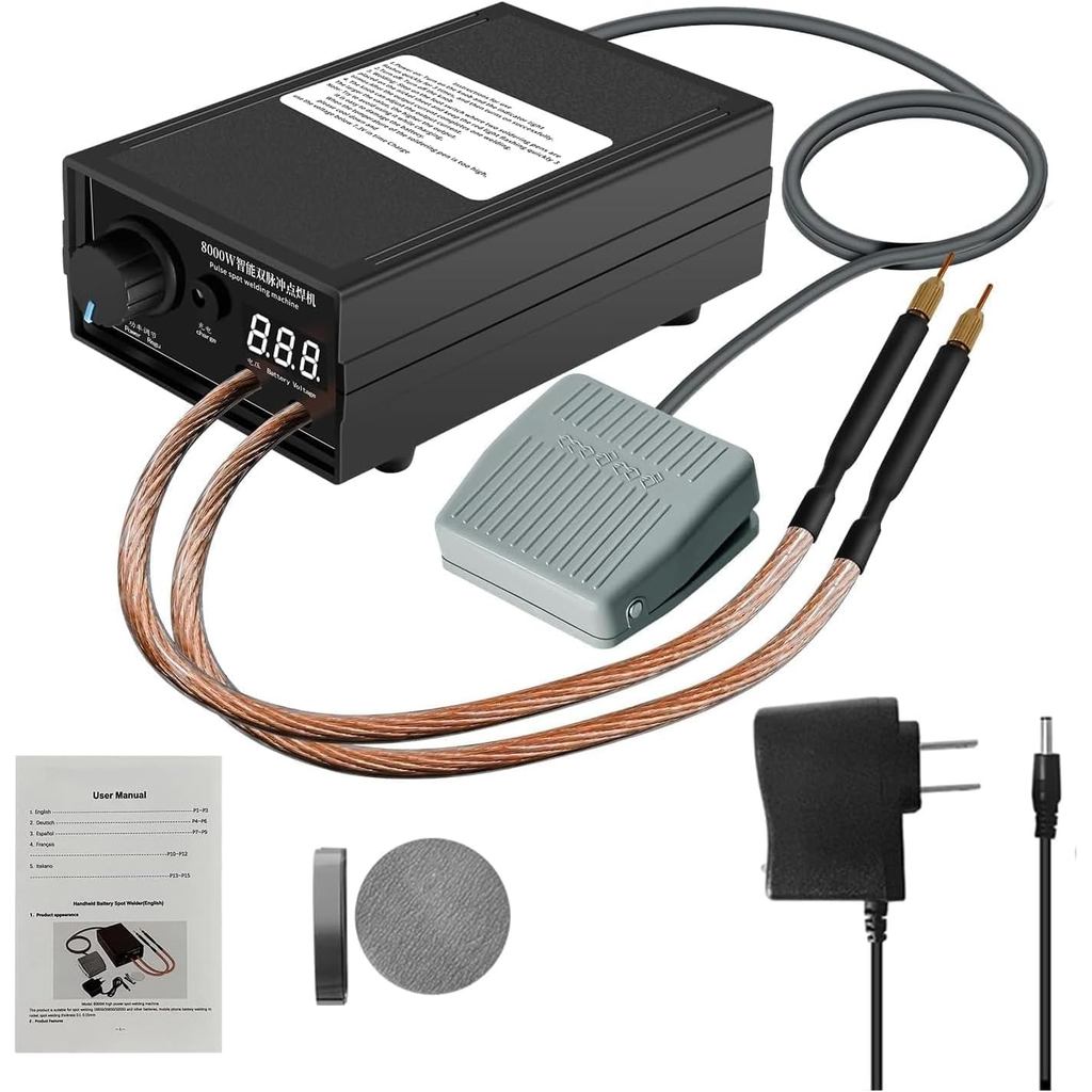 8000W Spot Welder,Handheld Spot Welder Machine,Portable Spot Welder Machine,High Power Handheld Spot
