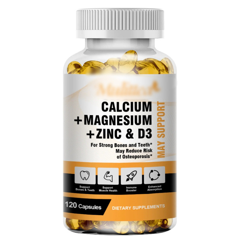 现货速发TK Conxipense Soft TubesCALCIUM+MAGNESIUM+ZINC&D3 120 แคปซูล26721A8/28