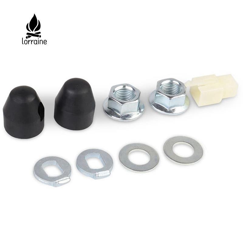 E-Bike ไฟฟ้าจักรยาน Hub Motor Axle Lock Nut /Lock Washer /Spacer /Nut Cover พร้อมเพลา 12 มม.