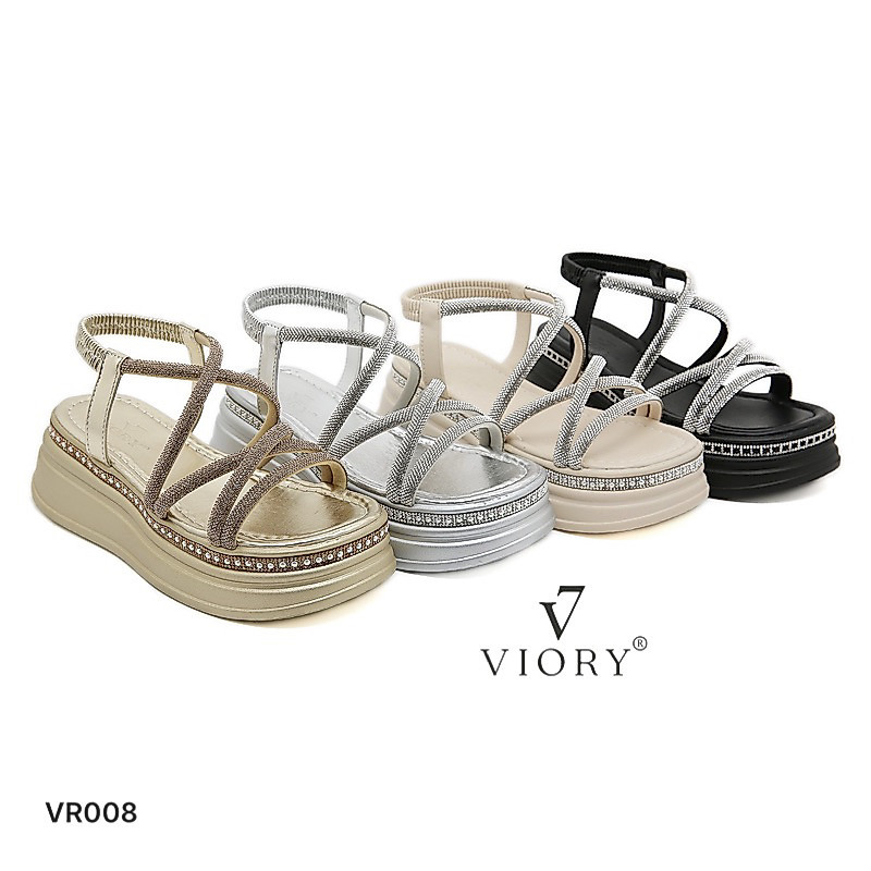 VIORY Sandal Slingback Wedges Shoes VR008