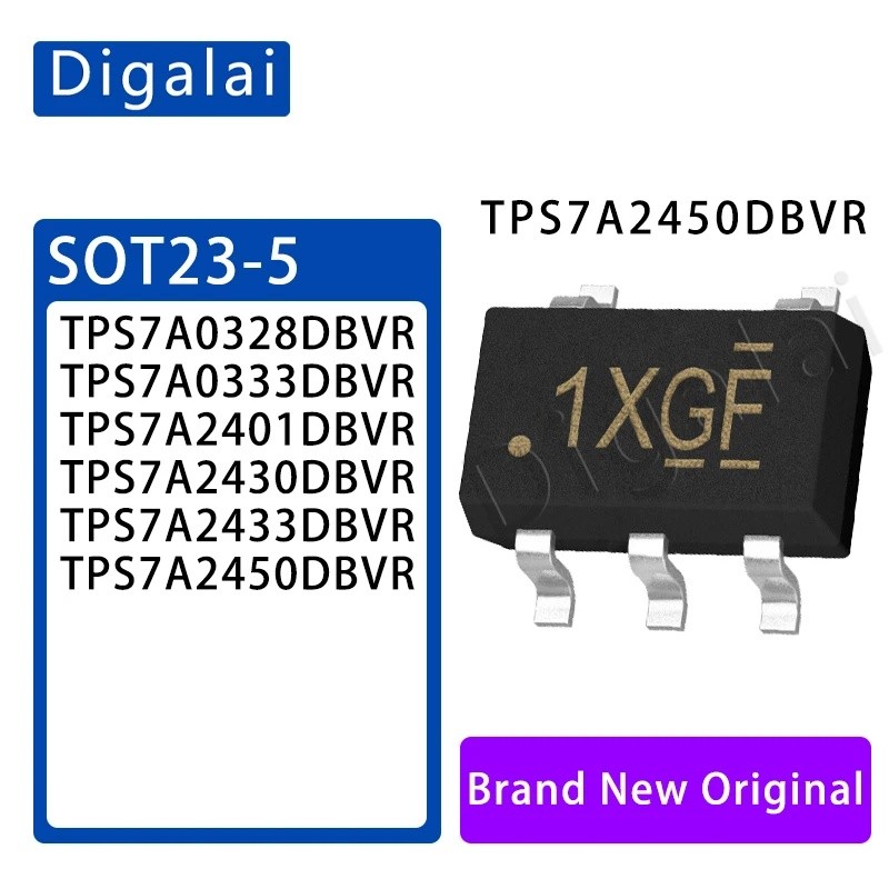 CHIP IC Digalai 100% ใหม่ 10 ชิ้น TPS7A2450DBVR TPS7A2401 TPS7A2430 TPS7A2433/7A0328/7A033323-5S2Z ช