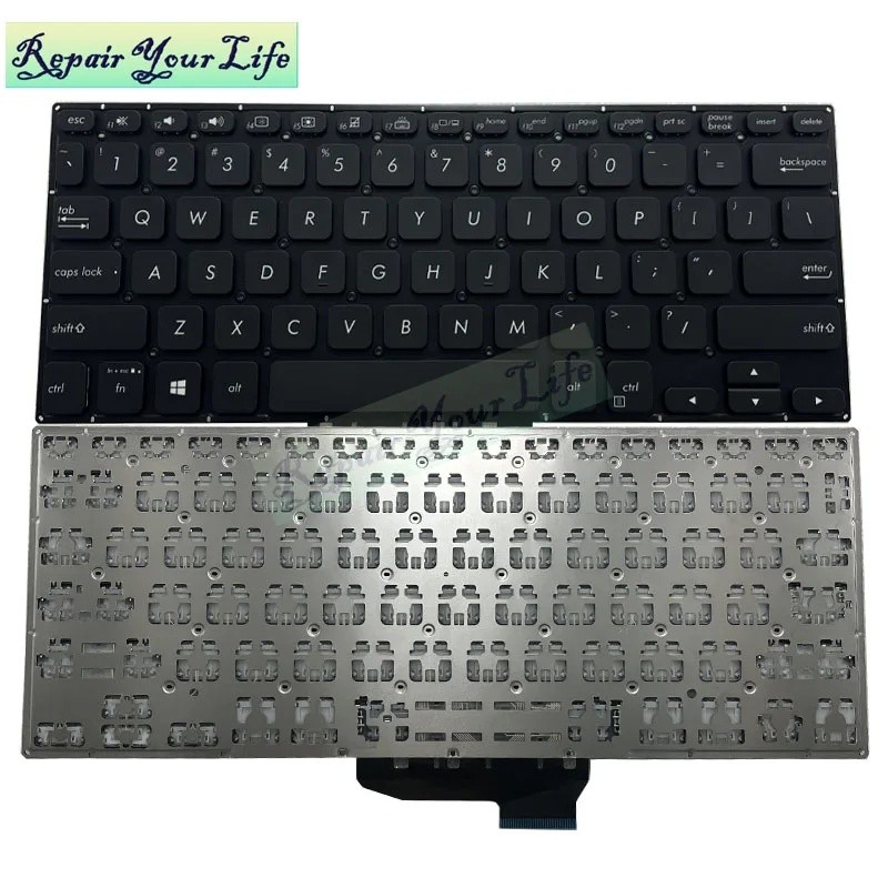 US UK ITA สเปนคีย์บอร์ดสําหรับ ASUS VivoBook TP412 TP412U TP412UA TP412F TP412FA TP412FAC ASM18A6 อิ