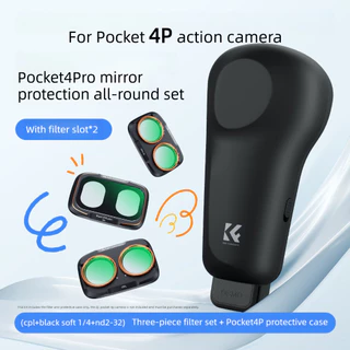 DJI Pocket4P เคสป้องกันฝาครอบเลนส์สไตล์ใหม่ PTZ กล้องฝาครอบป้องกันฝาครอบป้องกัน Shock-proof Scratch-proof Filter Storage Case