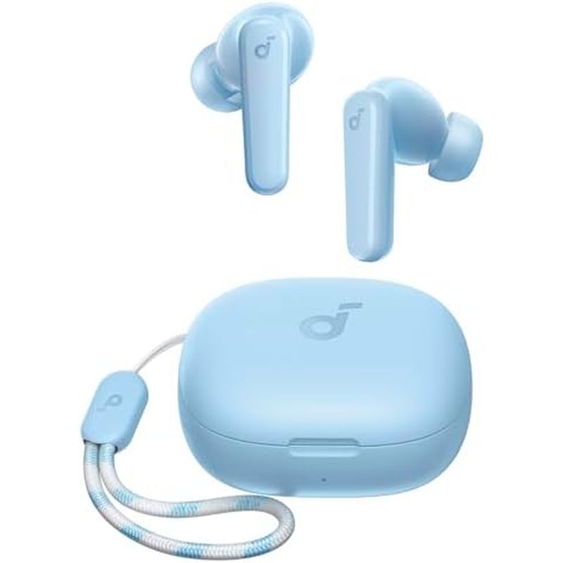 Soundcore โดย Anker P20i หูฟังไร้สาย True, ไดรเวอร์ 10 มม. พร้อมเบสใหญ่, 5.3, เวลาเล่น 30 ชม., กันน้