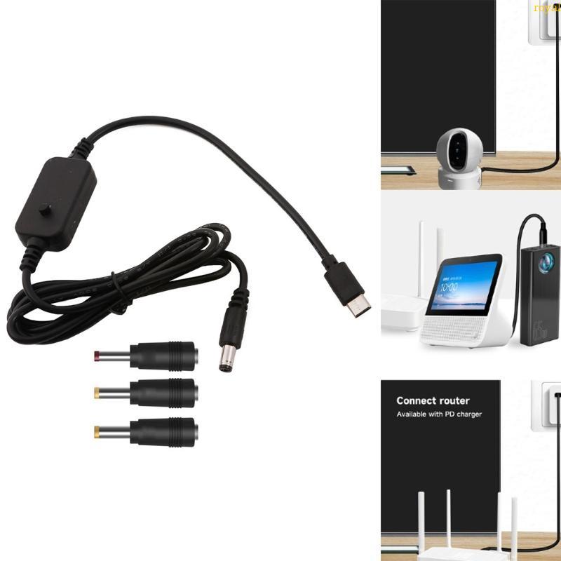 (ส่วนลดสูง)oyalking.th Type C USB C ถึง 2 5x0 7mm 3 5x1 35mm 4 0x1 7mm 5 5x2 1mm 5V 9V 12V 15V 20V แ