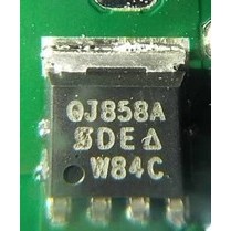 QJ858A Buick ABS ปั๊มรถบอร์ดคอมพิวเตอร์ MOS Field Effect Power Tube ชิป 4 ขา SQJ858A
