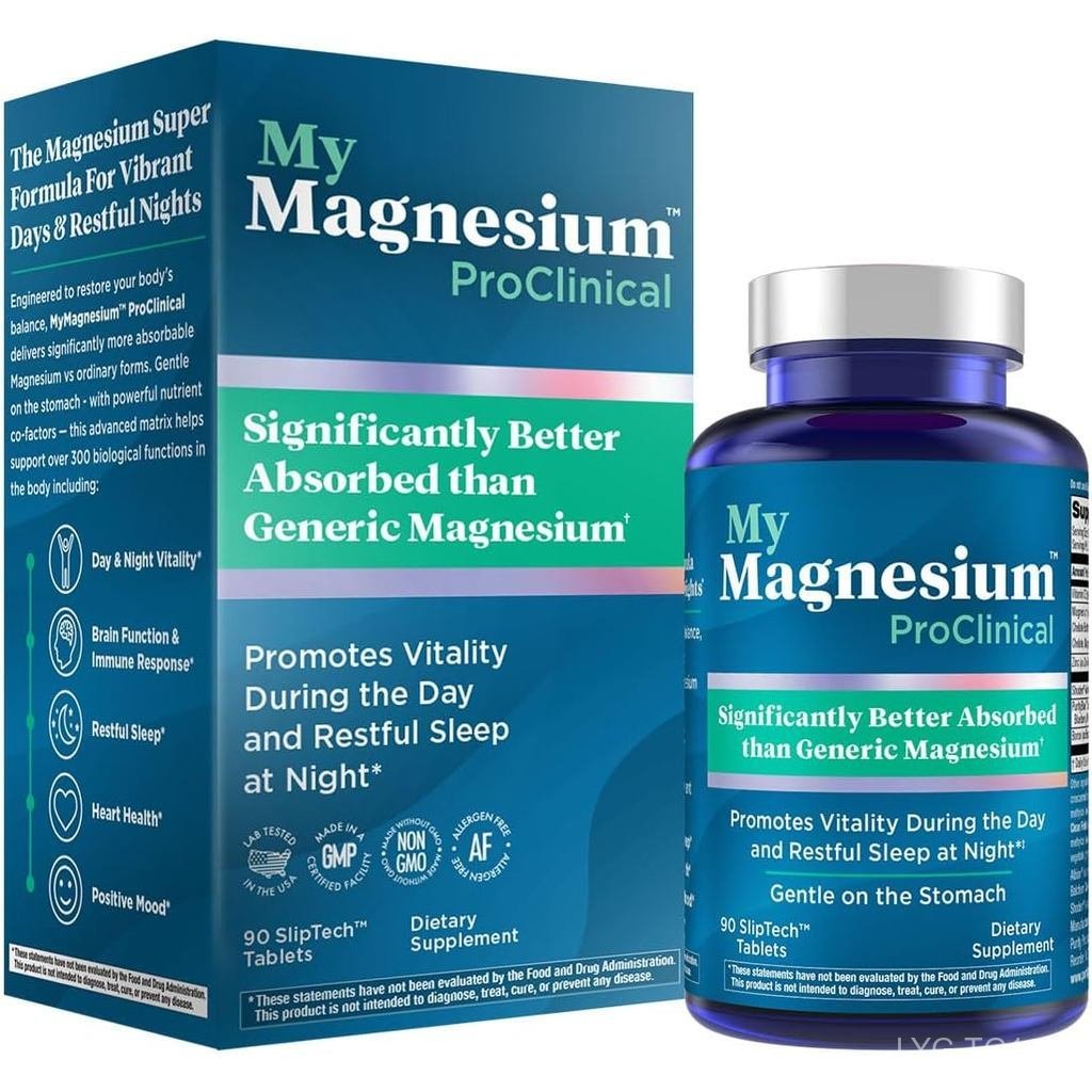 MyMagnesium ProClinical - Magnesium Bisglycinate Chelate Buffered + Zinc + Ashwagandha + More - Alle
