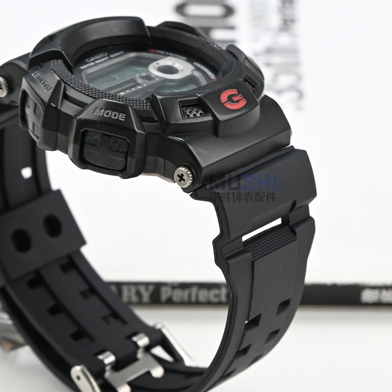 Mushi เปลี่ยน Casio G-9100/G-9200/GW9125 ยางเรซิ่นเฉพาะสายนาฬิกาผู้ชาย
