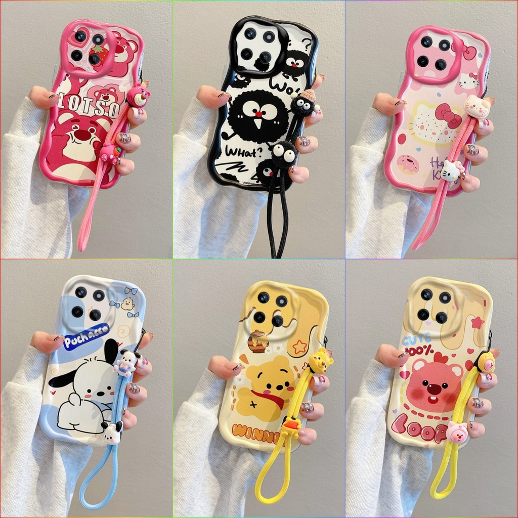 เคสสําหรับ OPPO A6s 5G เคสโทรศัพท์ซิลิโคนอ่อนนุ่มการ์ตูนป้องกันสูง