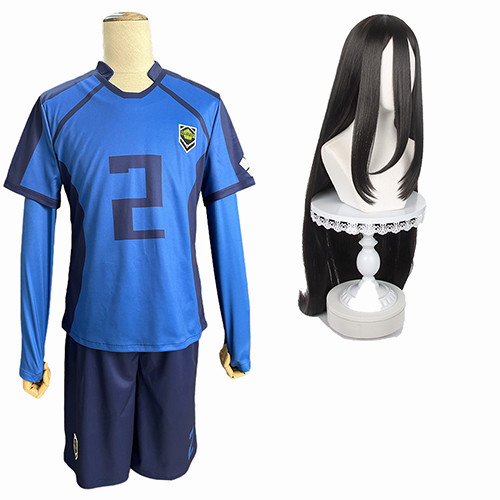 HOLOUN Blue Lock Aryu Jyubei คอสเพลย์ชุดปักโลโก้เสื้อฟุตบอลสําหรับวัยรุ่นผู้ใหญ่ฮาโลวีน