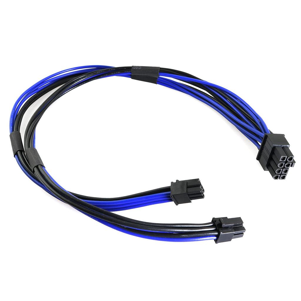 Dual Mini 6 Pin ถึง 8 Pin PCI Express การ์ดอะแดปเตอร์สายไฟสําหรับ Mac Pro Tower/Power Mac G5
