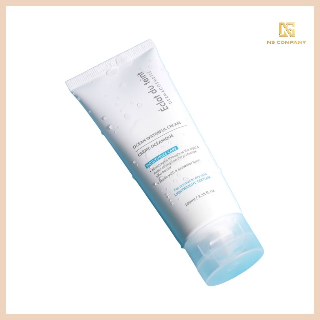 Ocean Waterful Cream 100ml ครีมให้ความชุ่มชื้นเกาหลี 1 ชิ้น Eclat du Teint