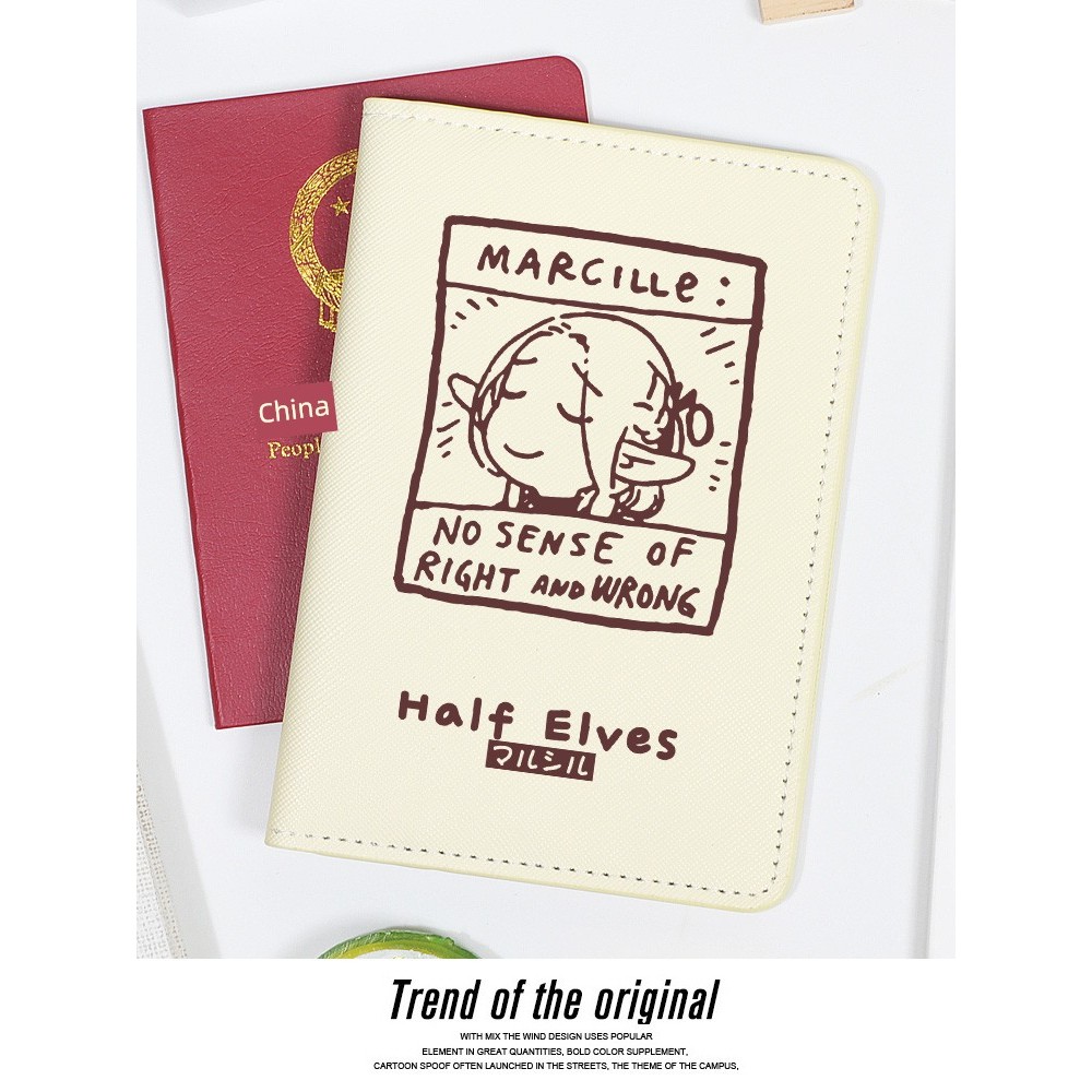 Maruhill Labyrinth Rice Merchanted Passport Bag Female Passport Protective Case Document Card Bag St