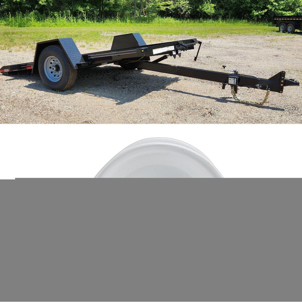 Newlanrode 8x3.75 4.80-8 Trailer ล้อขอบ 4 หลุมเหล็กความแข็งแรงสูง 8 นิ้ว Hub สําหรับ Hauler คลังสินค