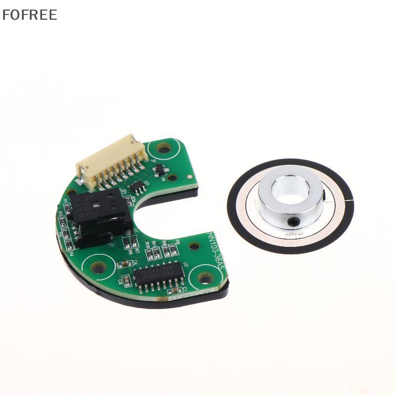 FOFREE 1000PPR ABZ 3-Phase Encoder โมดูลกว้างแรงดันไฟฟ้า Adaptation รหัสแผ่นสําหรับ 57 มม.Servo Stepper Motor Automation การผลิตเส้น DDC