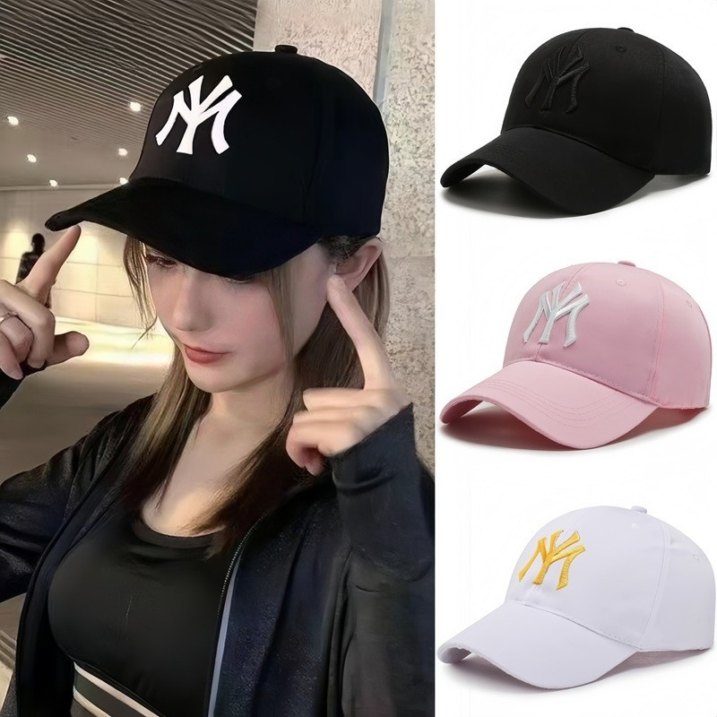 หมวกแฟชั่น baseball cap สไตล์เกาหลี ins คุณภาพสูง unisex มีหลายสีให้เลือก ส่งเร็ว COD
