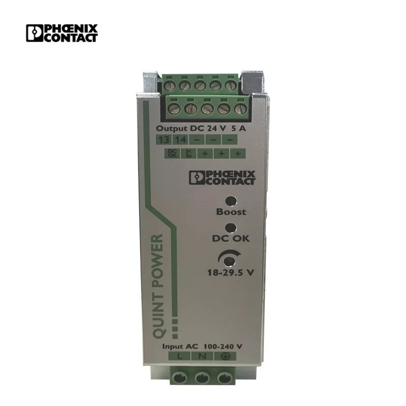 อัปเดต!2866750 Phoenix Switching Mode Power Supply 24v DC QUINT-PS/1AC/24DC/ 5 / LED Switching Power