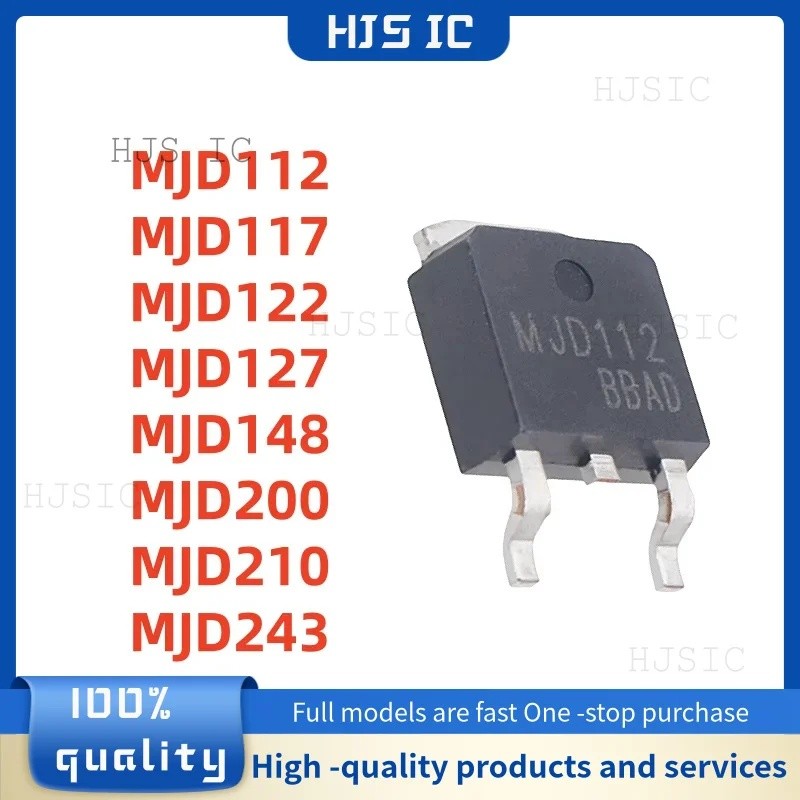 5PCS MJD112 MJD117 MJD122 MJD127 MJD148 MJD200 MJD210 MJD243 TO-252 ขายส่ง Field-Effect ทรานซิสเตอร์