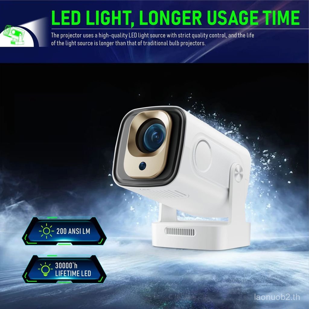 HY260pro โปรเจคเตอร์บ้านอัจฉริยะ 1080P แบบพกพาพกพา