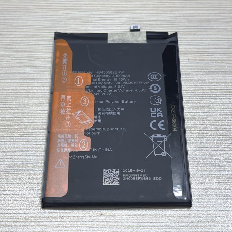เหมาะสําหรับ Honor X60i แบตเตอรี่โทรศัพท์มือถือ X60I แบตเตอรี่ Honor X8C กระดานไฟฟ้า HB456592บอร์ดไฟ