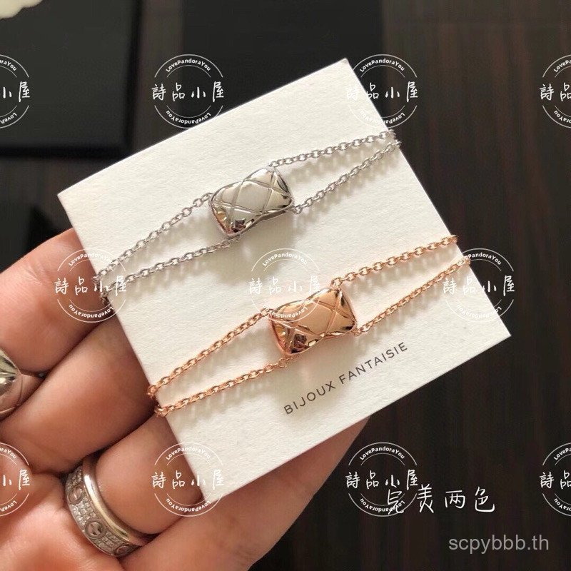 บ้านบทกวี ️ Real Shot s925 เงินสเตอร์ลิงสร้อยคอเพชรกุหลาบชั้นทองชุบทองหนา 6PBR