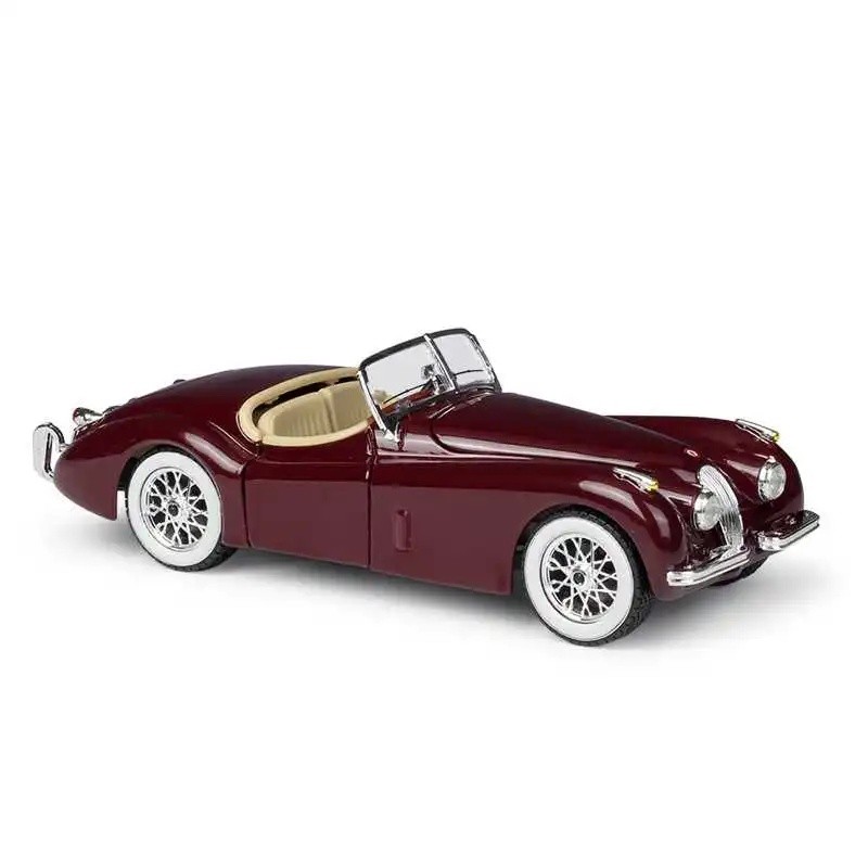 Bimeigao 1: 24 Jaguar 1951XK120Roadster Convertible รถคลาสสิกจําลองรถรุ่น * 30801