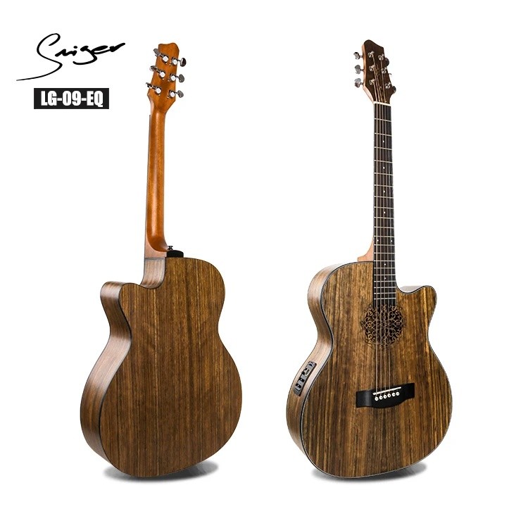 CNBP Smiger LG-09 Made in China Electro เครื่องดนตรี 40 นิ้ว Cutaway กึ่งอะคูสติกกีตาร์ไฟฟ้า