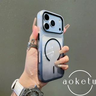 เคสโทรศัพท์แหวนบางโปร่งใส 2-in-1 TPU ไล่ระดับสีสีสันสดใสเหมาะสําหรับ iPhone 11 12 13 14 15 16 17 Pro Max รวมทุกอย่างปกอ่อนป้องกันการตก