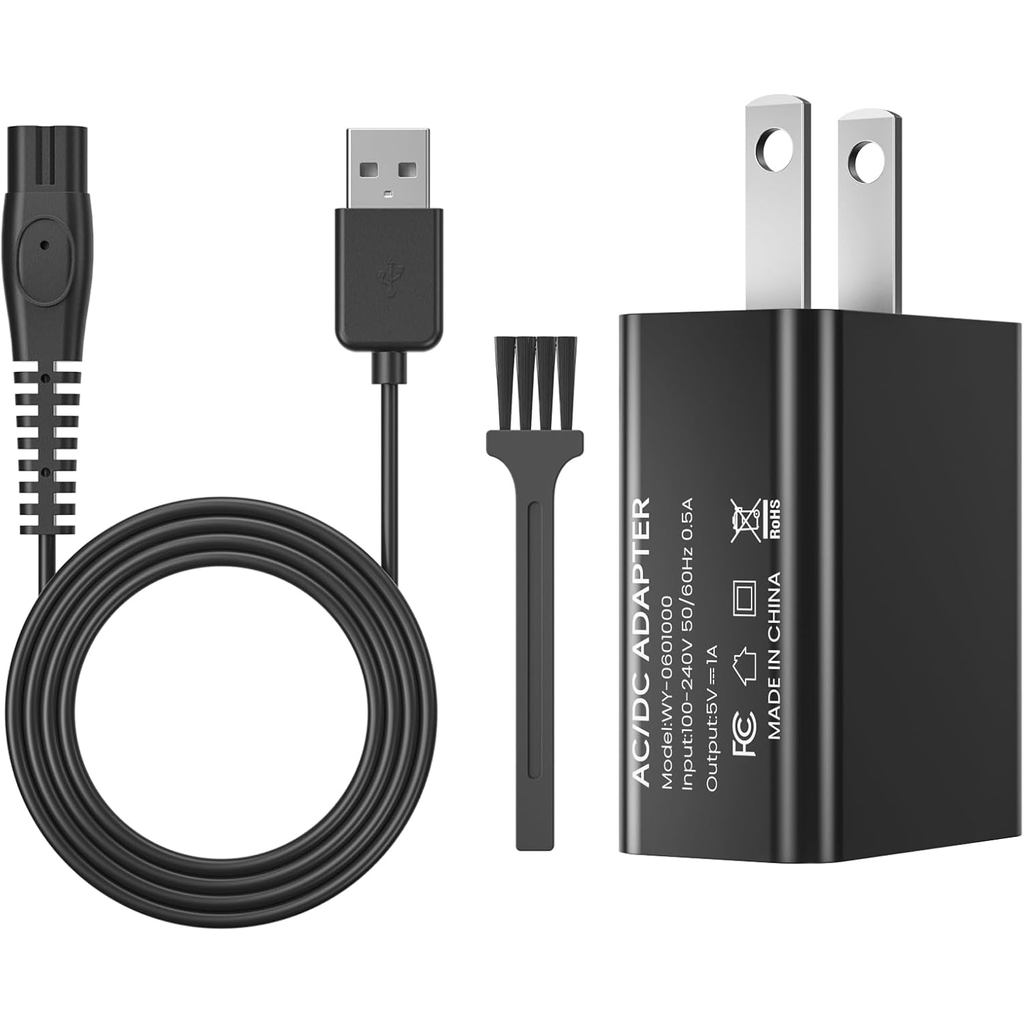 Auspow 5V Charger Fit สําหรับ Philips Norelco Wet & Dry เครื่องโกนหนวดไฟฟ้า Series 2000 2400 2600 36