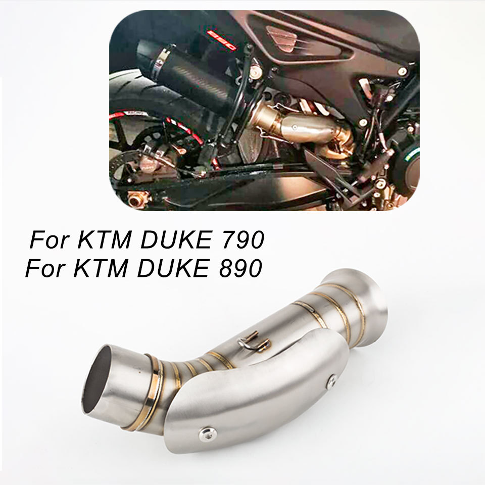 รถจักรยานยนต์ท่อไอเสีย link ท่อ Fit สําหรับ KTM 790 DUKE 2018-2023 890 Duke 2020-2023/790 ไอเสีย Duk