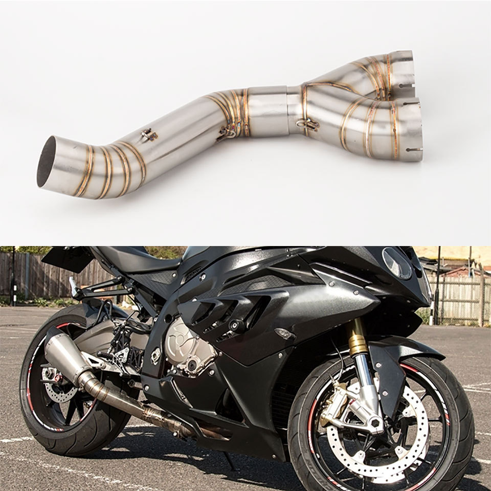 Fit สําหรับ BMW S1000RR 2010-2016 รถจักรยานยนต์ไอเสียระบบ s1000rr ไอเสีย Link ท่อ s1000rr s1000rr ไอ