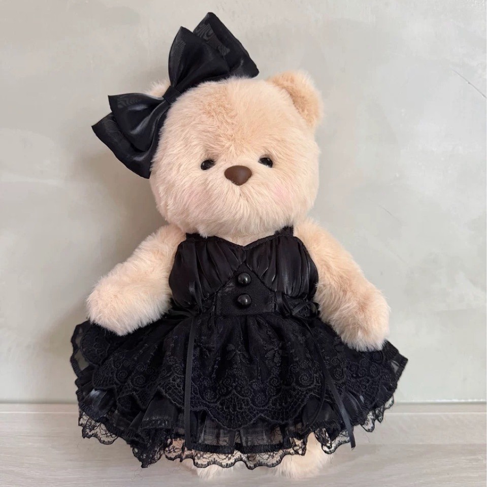 Star Lulina Bell 38 ซม. Labubu Bear ตุ๊กตาฤดูใบไม้ผลิฤดูร้อนชุดกระโปรง Lena Bear Star 38 ซม.เสื้อผ้า