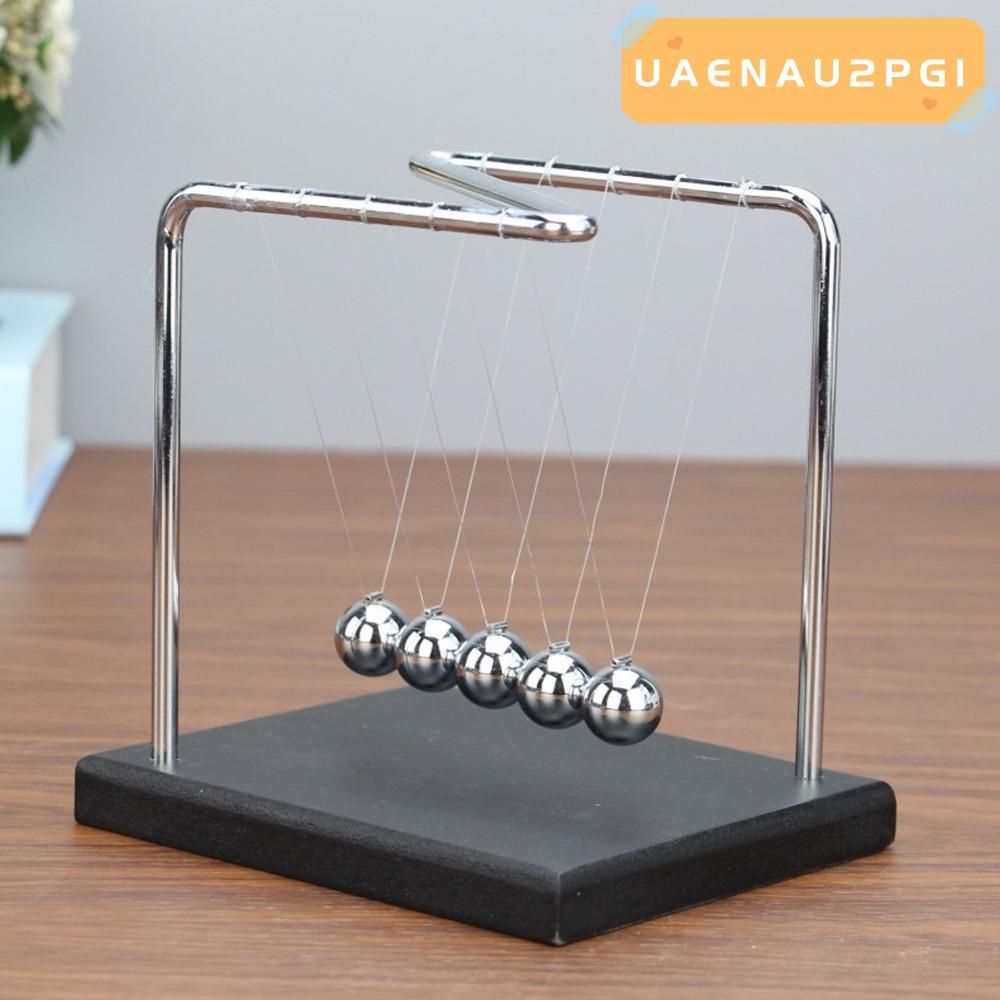 UAENAU2PG1 Desktop Balancing Balls, 5.51x4.65x5.91in N Shape Design Balance Pendulum Ball, Energy Co