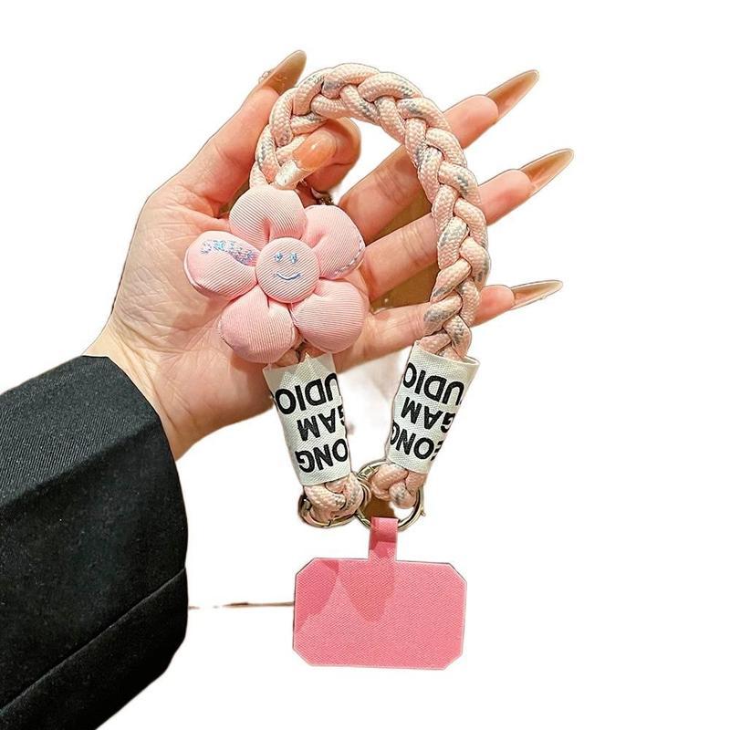ใหม่สไตล์ถักโทรศัพท์มือถือป้องกันการสูญหายเชือกเส้นเล็กสั้นข้อมือเชือกปรับความยาวแบบพกพากีฬากลางแจ้งเดินทาง มีประโยชน์ เครื่องมือแฟชั่นแขวนคอมือเชือก ไม่จํากัดเพศ สวมใส่ @