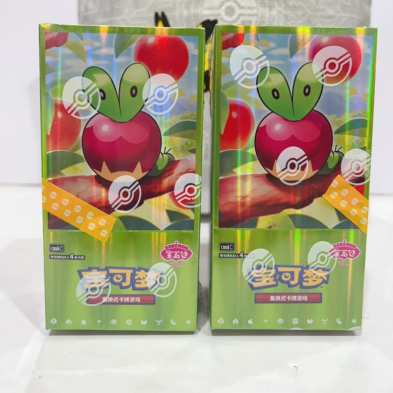 Pokémon Gem Pack Sixth Volume VOL.6 Fruit-chewing Fire Trading Card Game การ์ดจีนตัวย่อ
