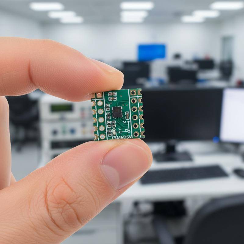 เซ็นเซอร์หกแกน LSM6DSV โมดูล SPI/I2Cpatible สําหรับ Smol/SlimeVR - Accelerometer & Gyroscope Data Lo
