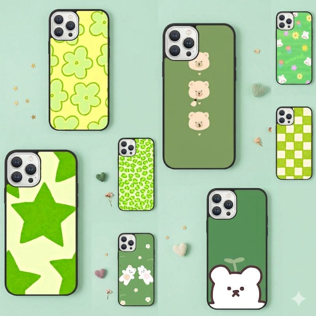 เคสโทรศัพท์มือถือสำหรับ iPhone 11 11Pro 11Promax ลายcute green-1