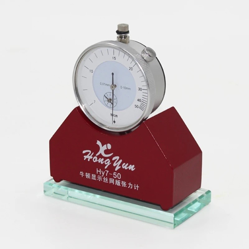 4E91 7-36/7-50/7-80N การพิมพ์หน้าจอตาข่าย Newton Tension Tensiometer สําหรับผ้าไหมโลหะตาข่ายหน้าจอกา