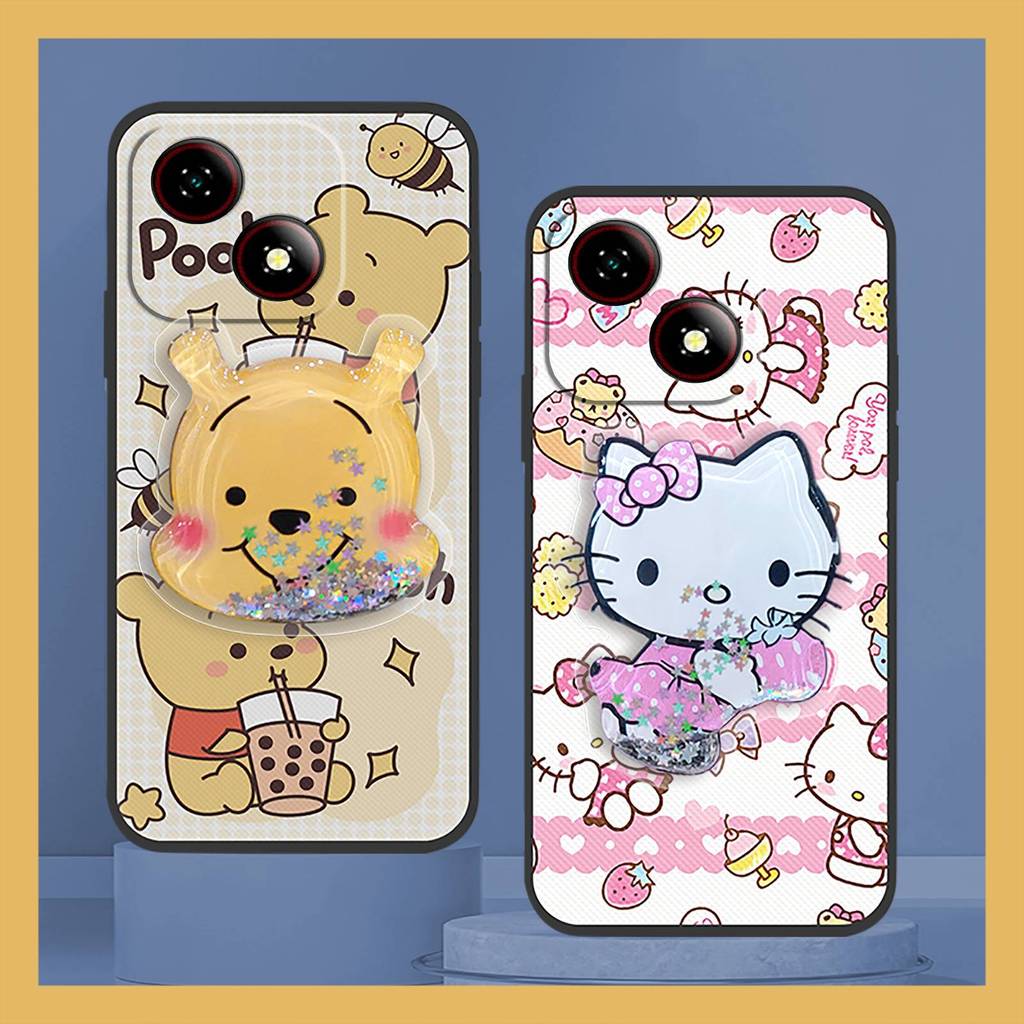 ขาตั้งหมุนได้ ทนทานเคสโทรศัพท์สําหรับ ZTE Blade A35E ออกแบบแฟชั่น Soft Case ซิลิโคนฝาหลังกันน้ํา Gli