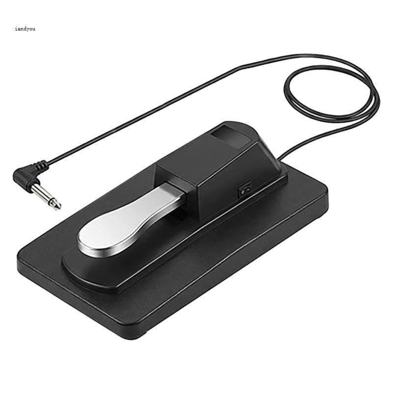 Iny Single Sustain Pedal พร้อมฐานสําหรับคีย์บอร์ดใช้เปียโนดิจิตอล Sustain Pedal พร้อม Stable Floor S