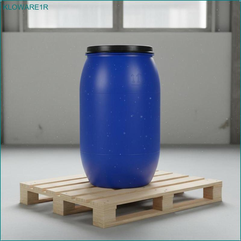 [kloware1r] ถังอุตสาหกรรมปิดผนึกสําหรับงานหนัก หน้าแปลน ถังเก็บหนา กลอง HDPE สําหรับการจัดการวัสดุที