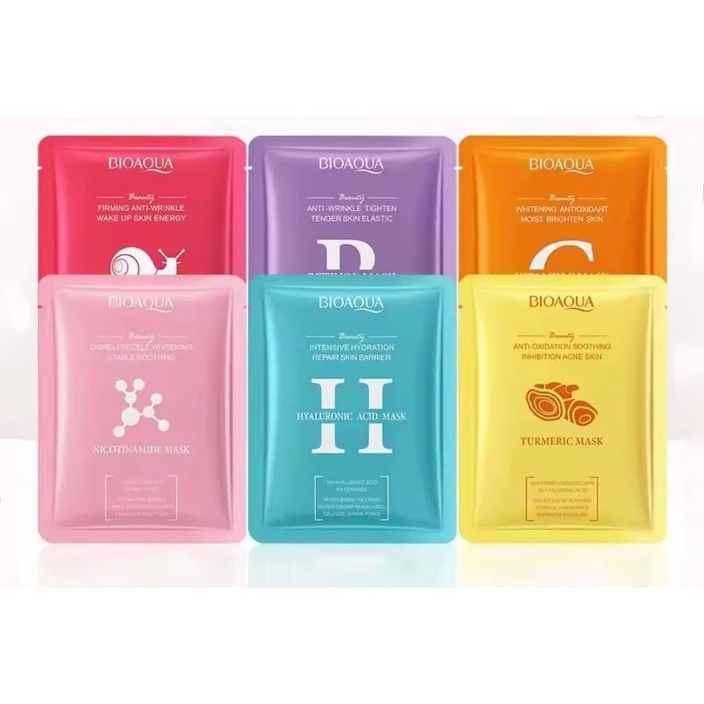 Family Harmony Moisturizing Mask แพ็ค 6 ชิ้น หลากหลายประเภท 5DUT VP3D