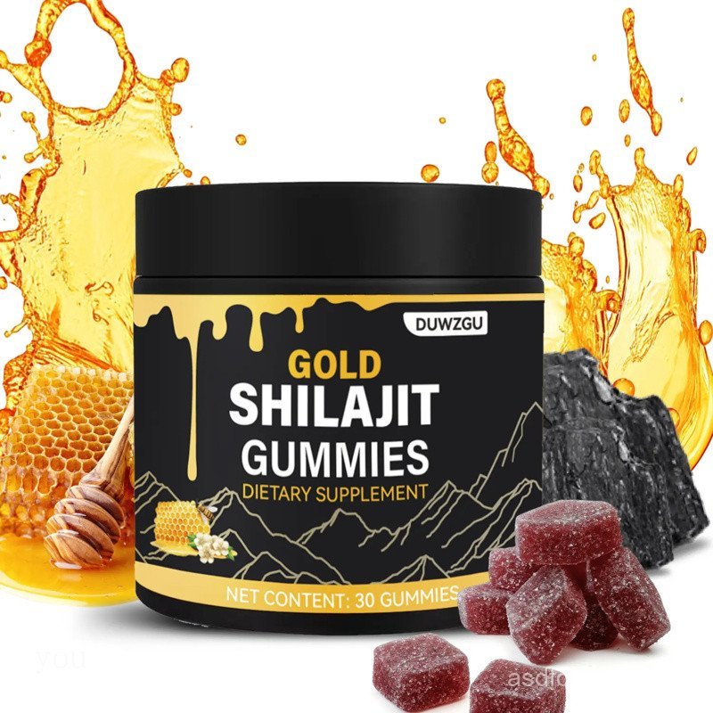 Shilajit Gummy-Organic Manuka Honey-Enhance Energy and Endurance-Sports and Fitness-30 Gummies SC4Q