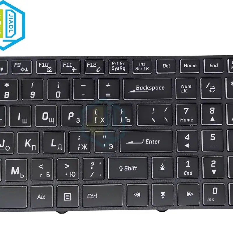 RU US ตุรกีโน้ตบุ๊ค Backlit cottage คีย์บอร์ดสําหรับ G97E G99E 9000-711S2N-E DD2 N855HK N850EP6 Z7-K